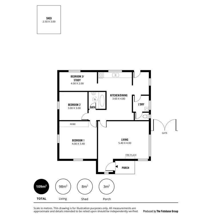 Floorplan of Homely house listing, 9 Weaver Street, Edwardstown SA 5039
