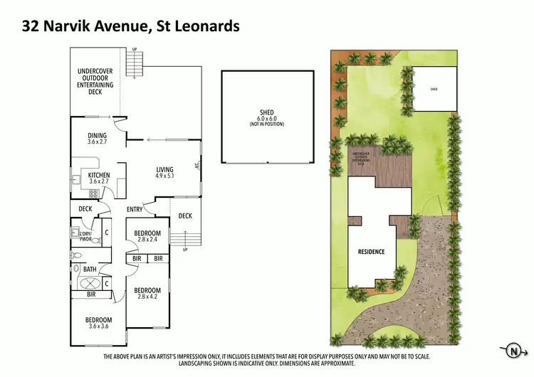 Floorplan of Homely house listing, 32 Narvik Avenue, St Leonards VIC 3223