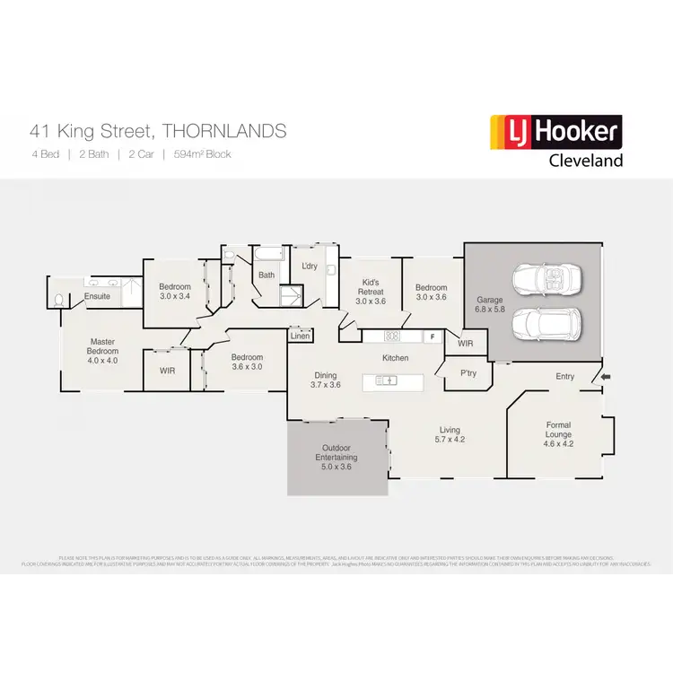 Floorplan of Homely house listing, 41 King Street, Thornlands QLD 4164