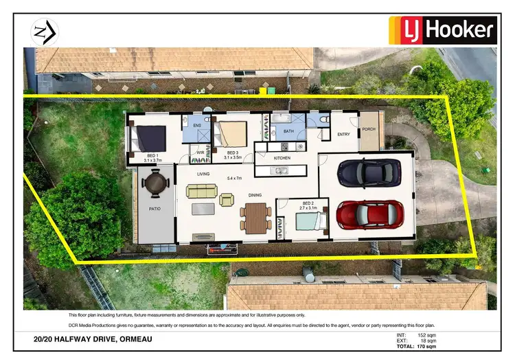 Floorplan of Homely house listing, 20/20 Halfway Drive, Ormeau QLD 4208