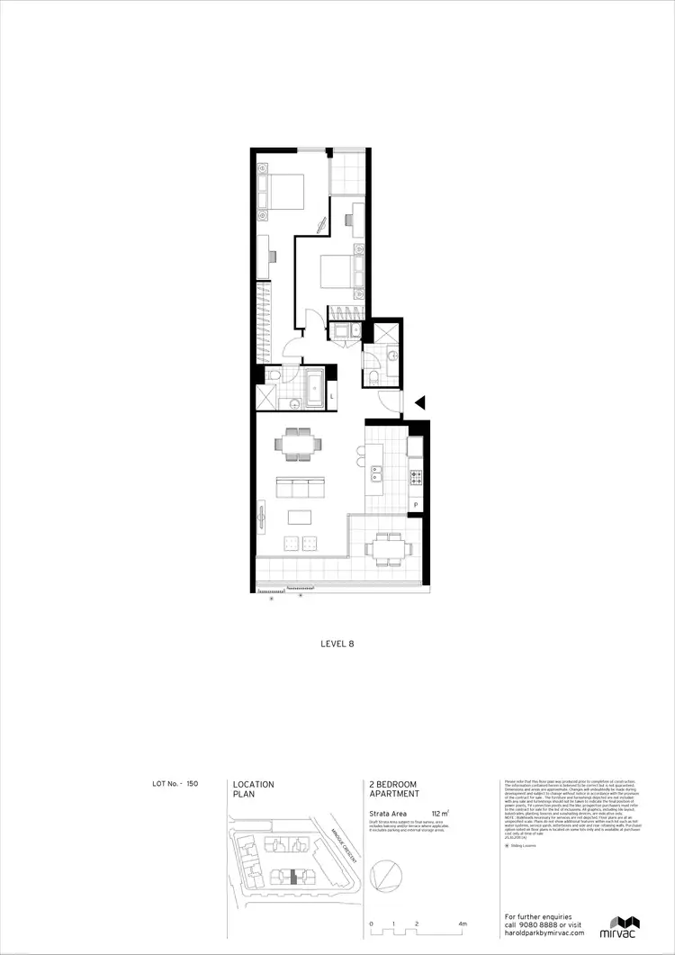 Floorplan of Homely apartment listing, 805/10 Scotsman Street, Forest Lodge NSW 2037