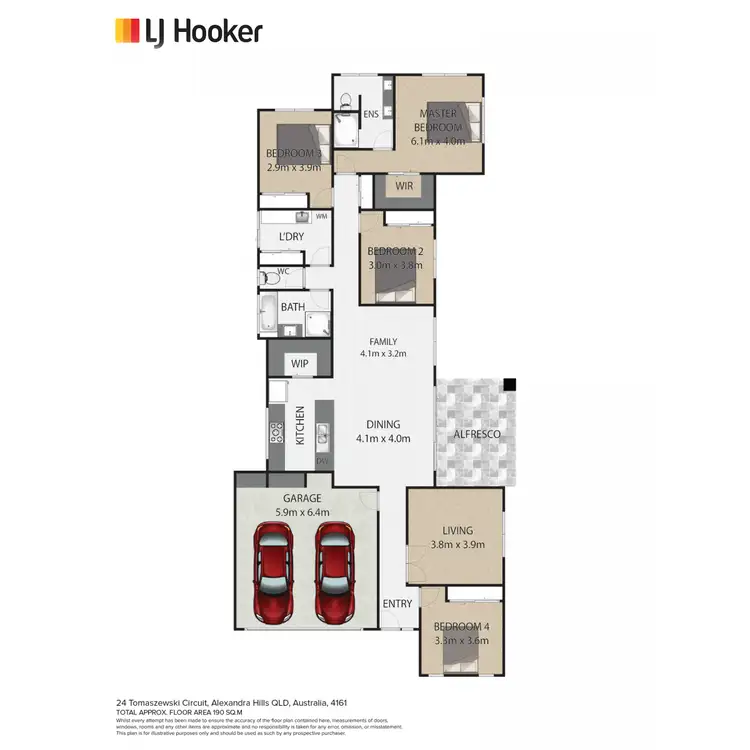 Floorplan of Homely house listing, 24 Tomaszewski Circuit, Alexandra Hills QLD 4161