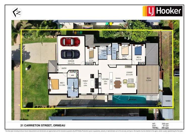 Floorplan of Homely house listing, 21 Carrieton Street, Ormeau QLD 4208