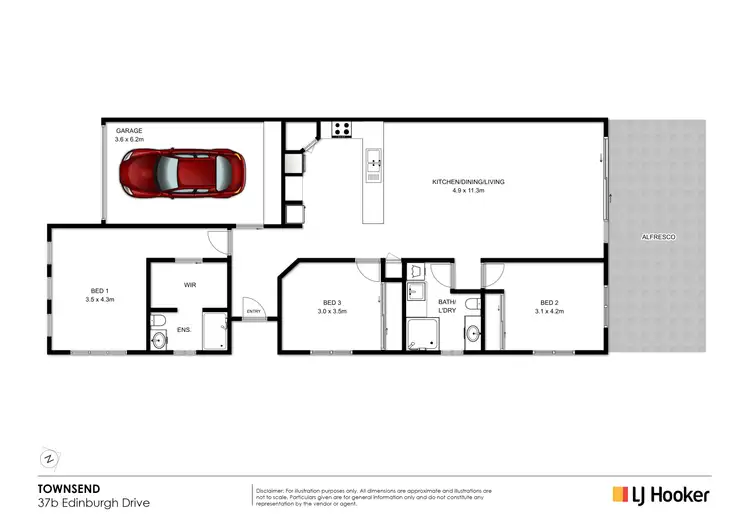 Floorplan of Homely house listing, 37b Edinburgh Drive, Townsend NSW 2463