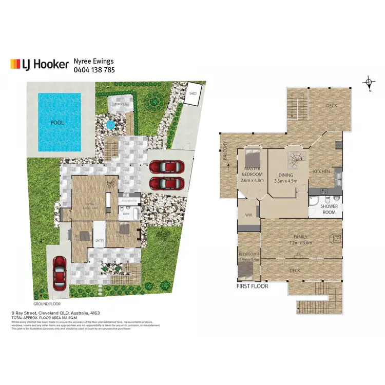 Floorplan of Homely house listing, 9 Ray Street, Cleveland QLD 4163