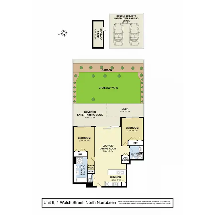 Floorplan of Homely unit listing, 9/1 Walsh Street, Narrabeen NSW 2101