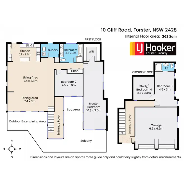 Floorplan of Homely house listing, 10 Cliff Road, Forster NSW 2428