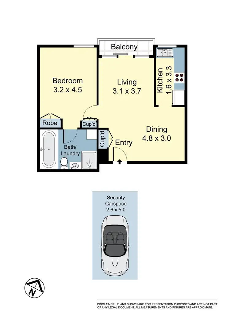 Floorplan of Homely apartment listing, 2c/16 Bligh Place, Randwick NSW 2031