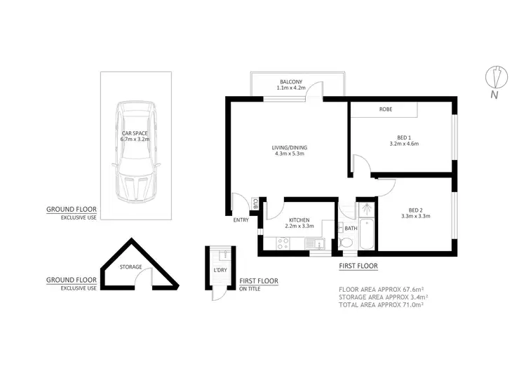 Floorplan of Homely apartment listing, 2/481 Bunnerong Road, Matraville NSW 2036