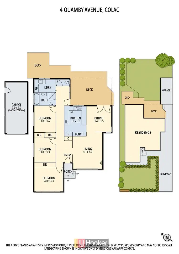 Floorplan of Homely house listing, 4 Quamby Avenue, Colac VIC 3250