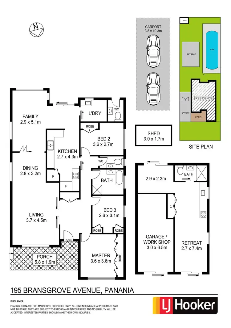 Floorplan of Homely house listing, 195 Bransgrove Road, Panania NSW 2213