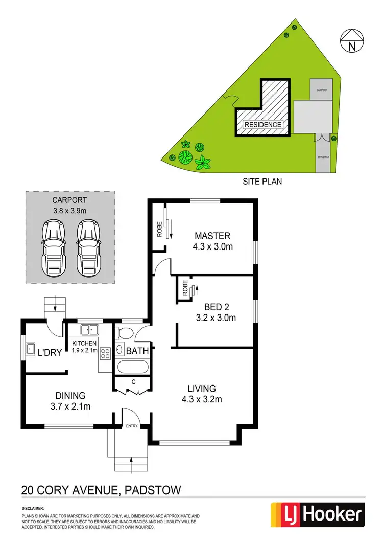 Floorplan of Homely house listing, 20 Cory Avenue, Padstow NSW 2211