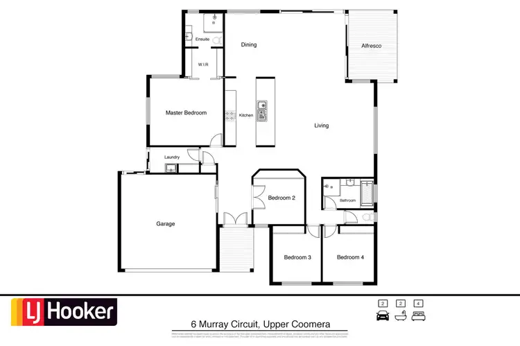 Floorplan of Homely house listing, 6 Murray Circuit, Upper Coomera QLD 4209
