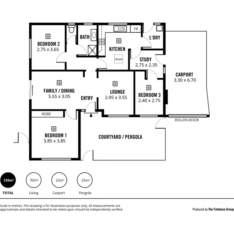 Floorplan of Homely house listing, 1 Duncan Crescent, Highbury SA 5089