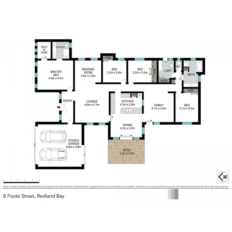 Floorplan of Homely house listing, 8 Foote Street, Redland Bay QLD 4165