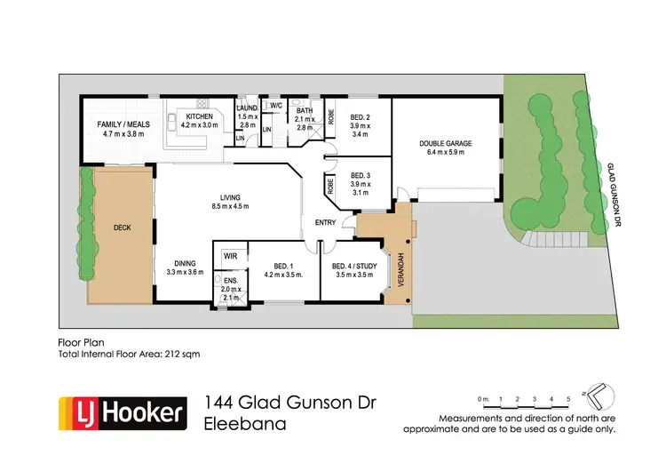 Floorplan of Homely house listing, 144 Glad Gunson Drive, Eleebana NSW 2282