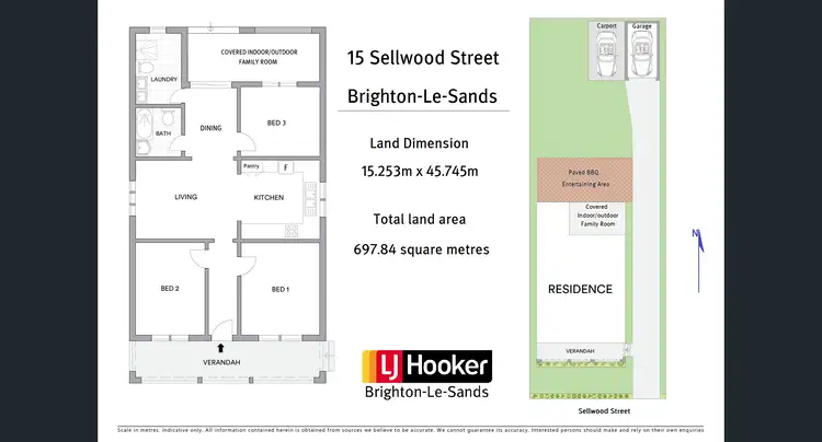 Floorplan of Homely house listing, 15 Sellwood Street, Brighton-le-sands NSW 2216