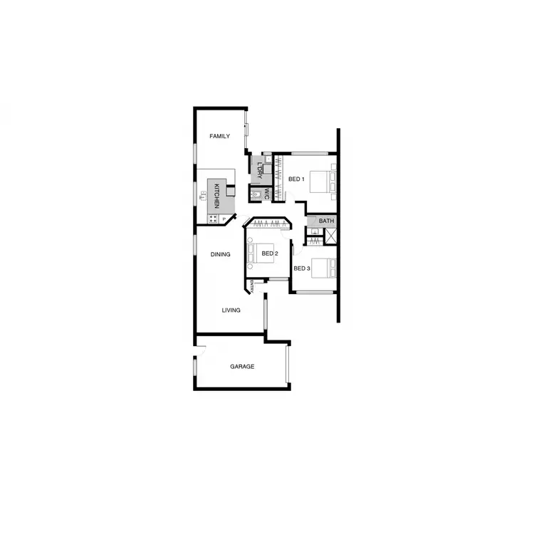 Floorplan of Homely townhouse listing, 6/30 Mainwaring Rich Circuit, Palmerston ACT 2913