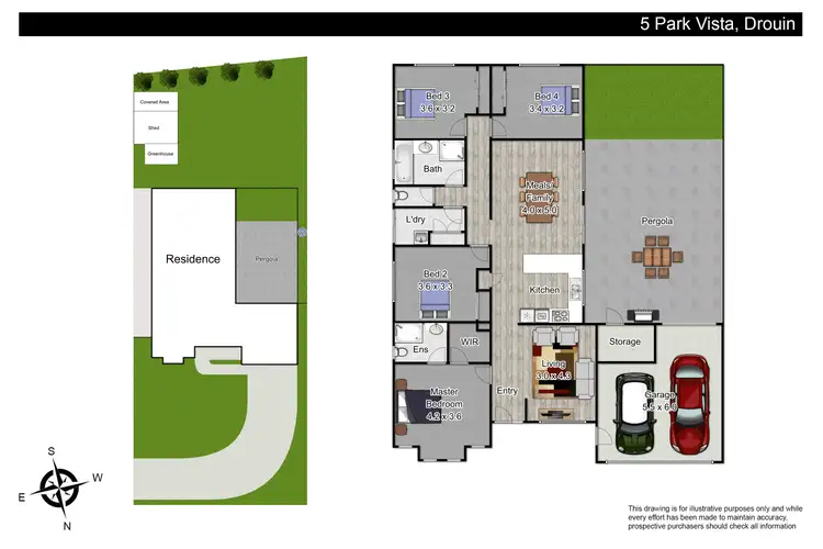 Floorplan of Homely house listing, 5 Park Vista, Drouin VIC 3818