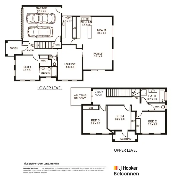 Floorplan of Homely townhouse listing, 4/28 Eleanor Dark Lane, Franklin ACT 2913