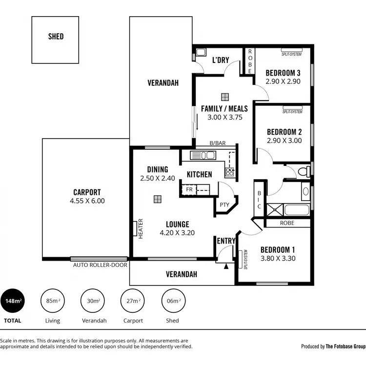Floorplan of Homely house listing, 12 Lowan Street, Holden Hill SA 5088