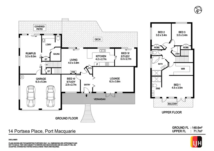 Floorplan of Homely house listing, 14 Portsea Place, Port Macquarie NSW 2444