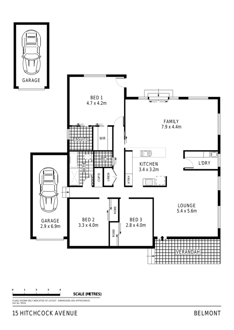 Floorplan of Homely house listing, 15 Hitchcock Avenue, Belmont NSW 2280