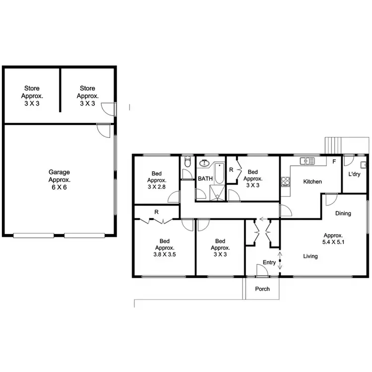 Floorplan of Homely house listing, 21 Reveley Crescent, Stirling ACT 2611