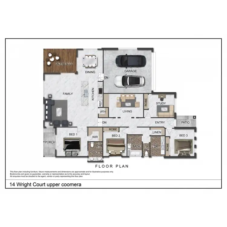 Floorplan of Homely house listing, 14 Wright Court, Upper Coomera QLD 4209