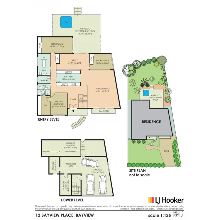 Floorplan of Homely house listing, 12 Bayview Place, Bayview NSW 2104