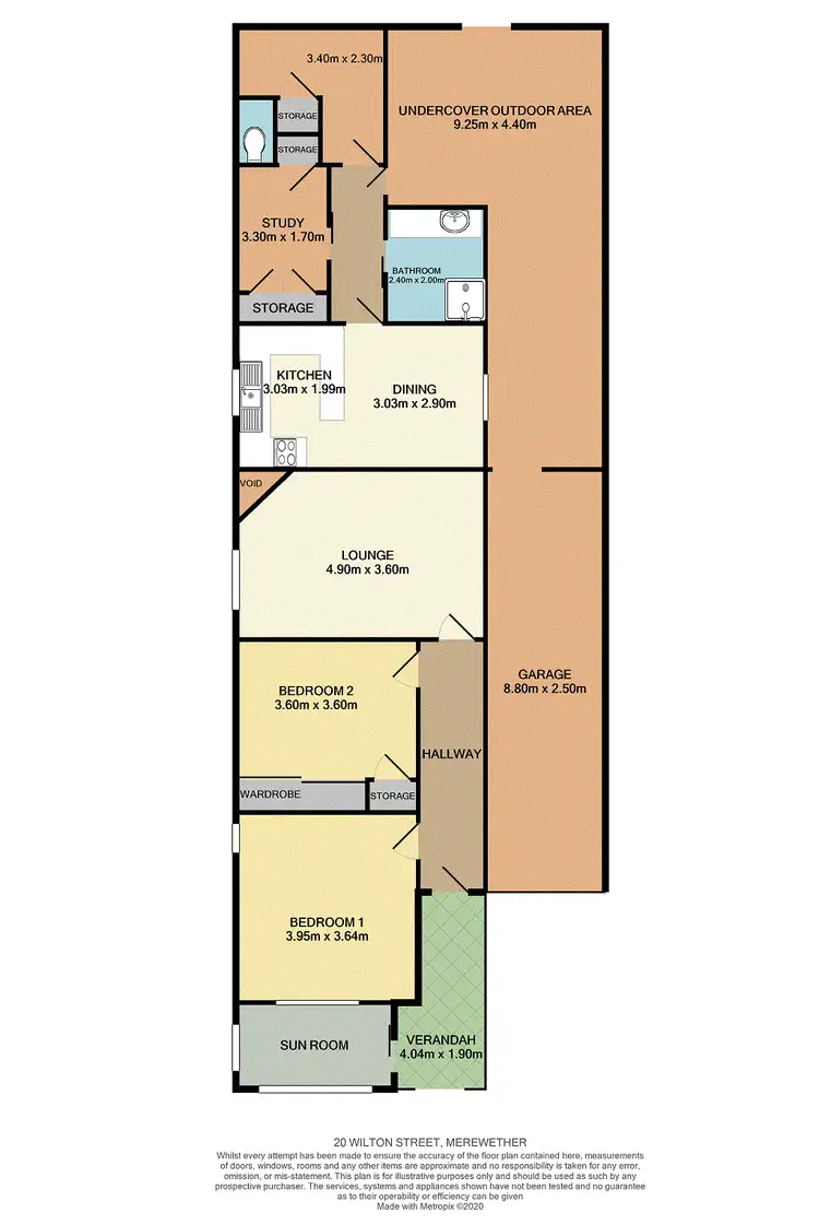 Floorplan of Homely house listing, 20 Wilton Street, Merewether NSW 2291