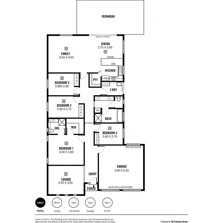 Floorplan of Homely house listing, 18 Tripodi Circuit, Parafield Gardens SA 5107