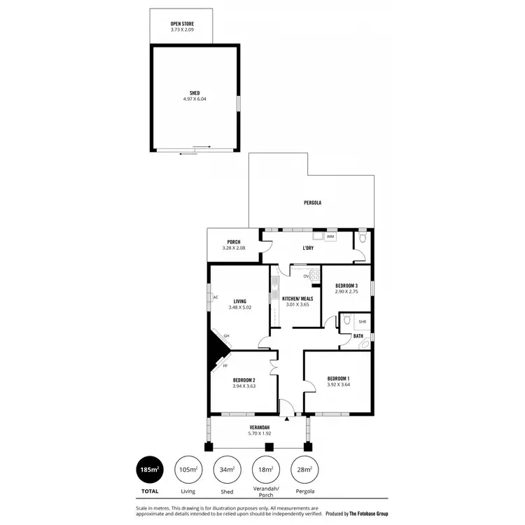 Floorplan of Homely house listing, 45 Alabama Avenue, Prospect SA 5082