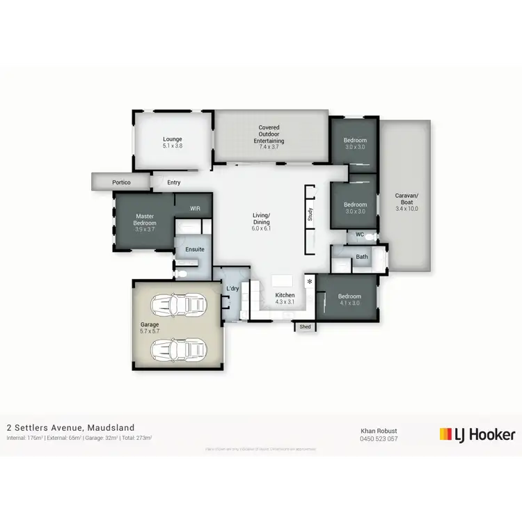 Floorplan of Homely house listing, 2 Settlers Avenue, Maudsland QLD 4210