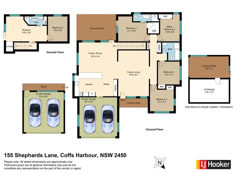 Floorplan of Homely house listing, 155 Shephards Lane, Coffs Harbour NSW 2450