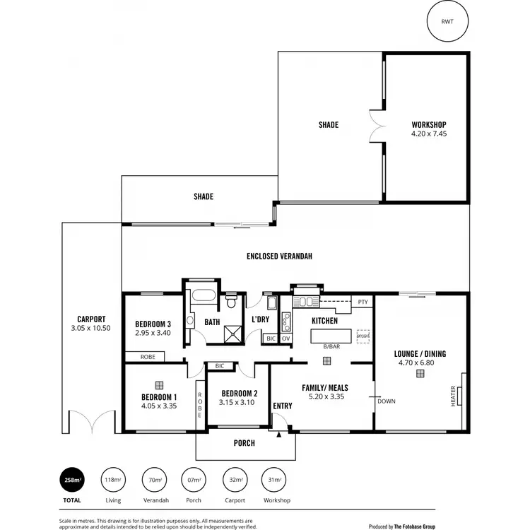 Floorplan of Homely house listing, 26 Creslin Avenue, Ingle Farm SA 5098