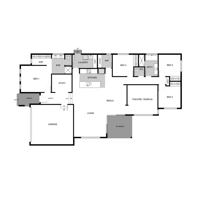 Floorplan of Homely house listing, 24 Keith Waller Rise, Casey ACT 2913