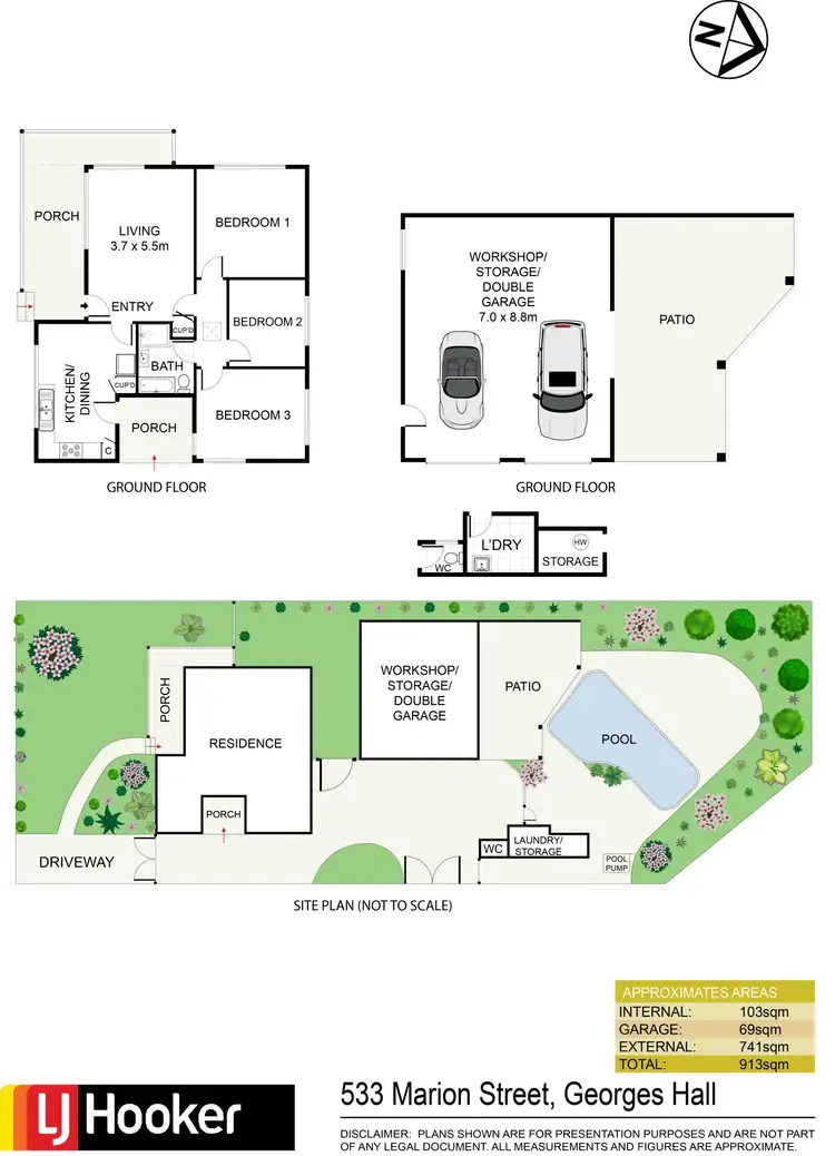 Floorplan of Homely house listing, 533 Marion Street, Georges Hall NSW 2198