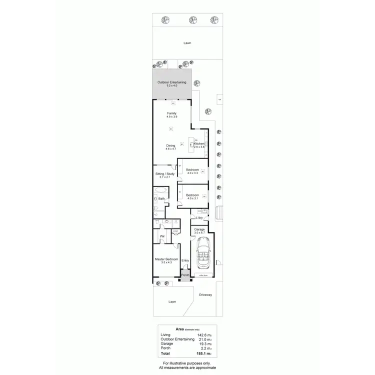 Floorplan of Homely house listing, 13A Levistone Street, Seaton SA 5023