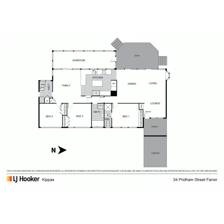 Floorplan of Homely house listing, 34 Pridham Street, Farrer ACT 2607