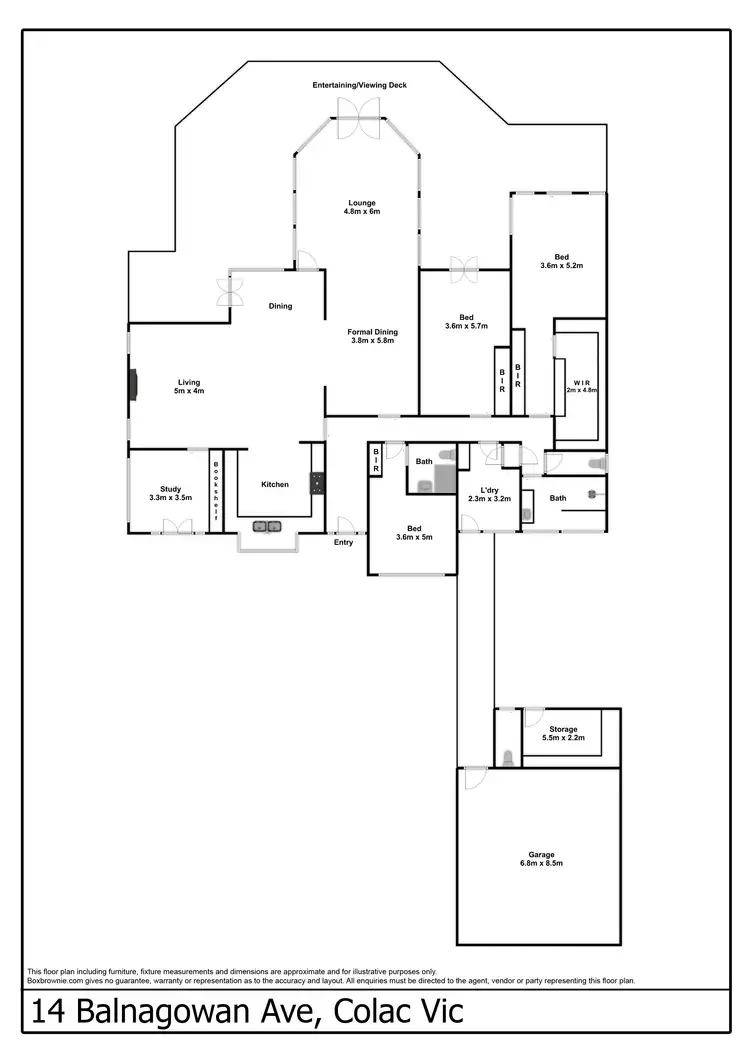 Floorplan of Homely house listing, 14 Balnagowan Avenue, Colac VIC 3250