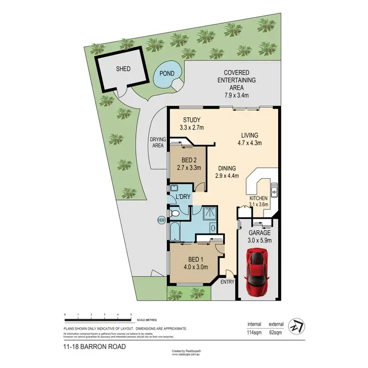 Floorplan of Homely house listing, 11/10-18 Barron Road, Birkdale QLD 4159