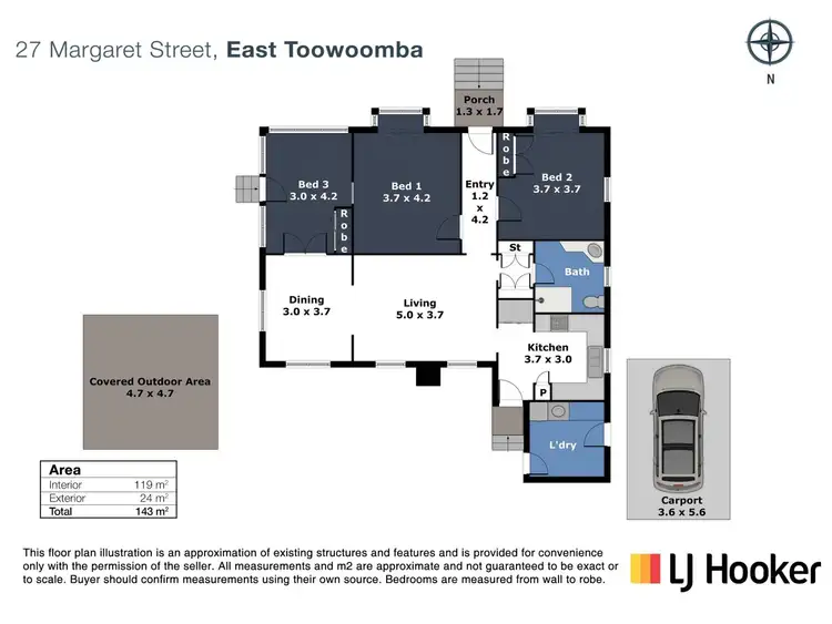 Floorplan of Homely house listing, 27 Margaret Street, East Toowoomba QLD 4350
