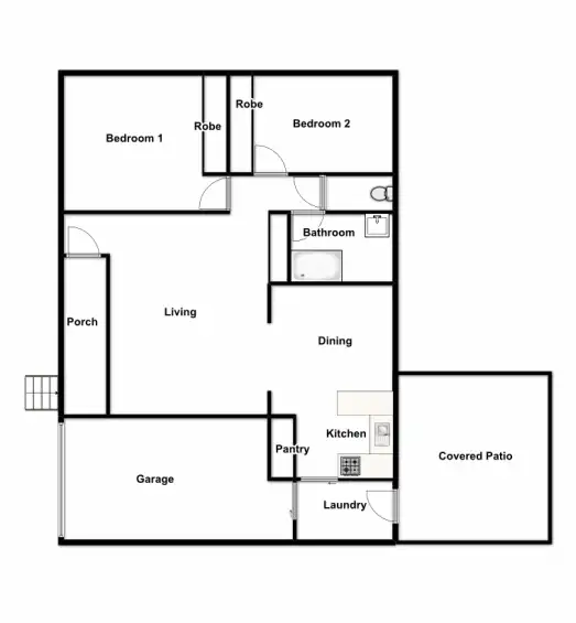 Floorplan of Homely house listing, 2/133 Invercauld Road, Goonellabah NSW 2480