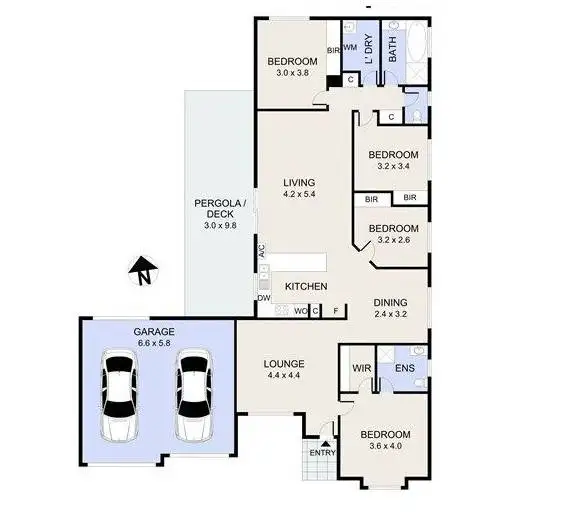 Floorplan of Homely house listing, 725 Glasscocks Road, Narre Warren South VIC 3805