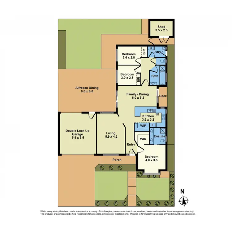 Floorplan of Homely house listing, 8 Finchley Road, Point Cook VIC 3030