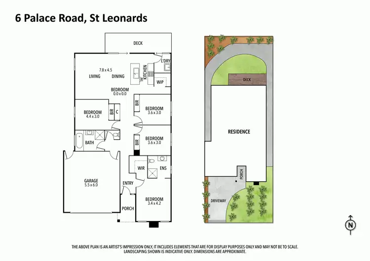 Floorplan of Homely house listing, 6 Palace Road, St Leonards VIC 3223