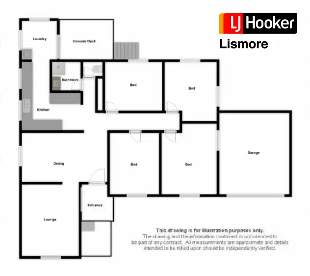 Floorplan of Homely house listing, 21 Oakeshott Street, Lismore Heights NSW 2480