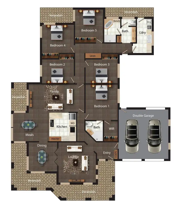 Floorplan of Homely house listing, 16 Morrison Place, Queanbeyan NSW 2620