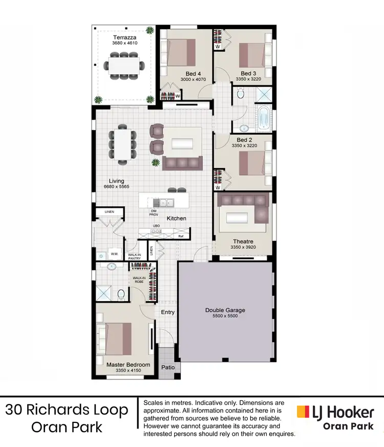Floorplan of Homely house listing, 30 Richards Loop, Oran Park NSW 2570